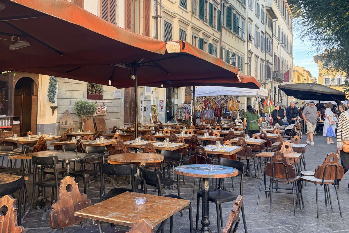 Local trattoria hidden in Florence Oltrarno district authentic Tuscan food locals eat here
