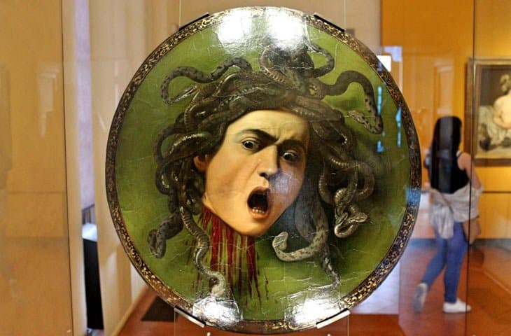 Medusa (Scudo con testa di Medusa) -Depiction by Caravaggio