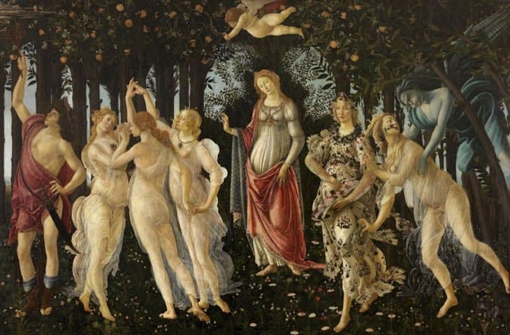 Primavera (spring) - Painting by Sandro Botticelli