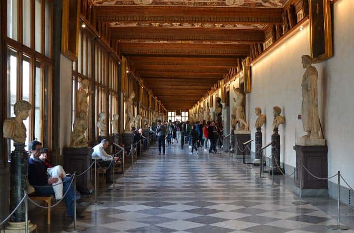 Why is the Uffizi Gallery so famous?