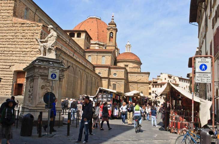 What to See in Florence Italy Where is San Lorenzo leather market?