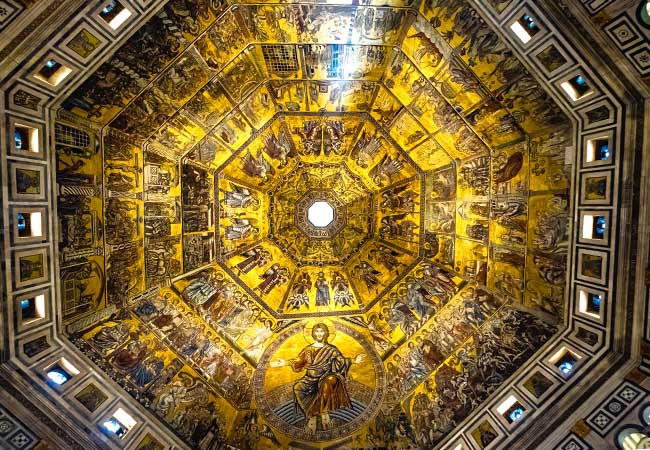Mosaic ceiling of the Florence Baptistery