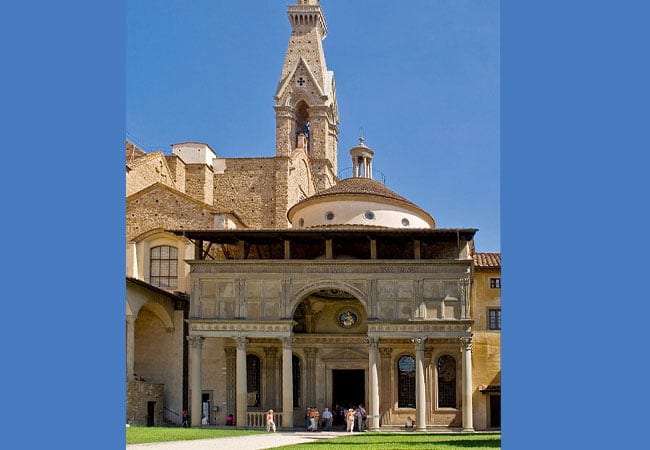 The Pazzi Chapel - Basilica of Santa Croce in Florence